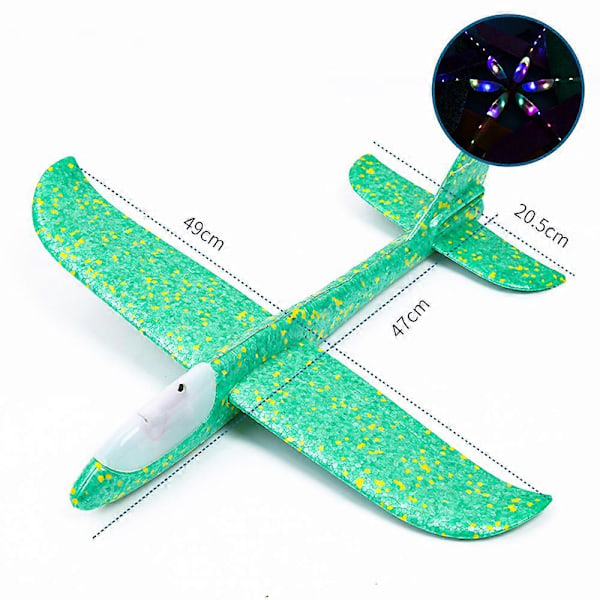 48 cm Stor Skumfly Glider Håndkast Fly Inertial Utendørs Lansering Barn Leke