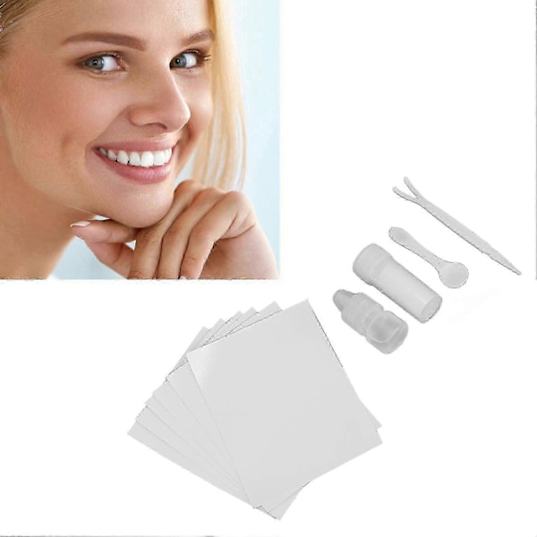 Tandfyllningskit Reparationscement Tandglapp Temporära Löständer Solid Lim Set (HYYC)