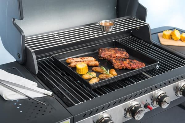 Ulkogrillikori 3L Musta[C] Black BBQ & Oven Basket