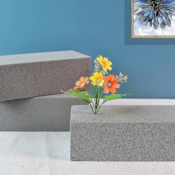Pakke Tørr Blomsterskum Kunstig Blomst Vått Blomsterskum Grå (C)