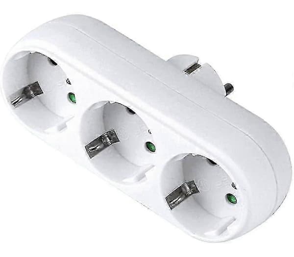 Multistikadapter 3-vejs stikdåse 16A 250V