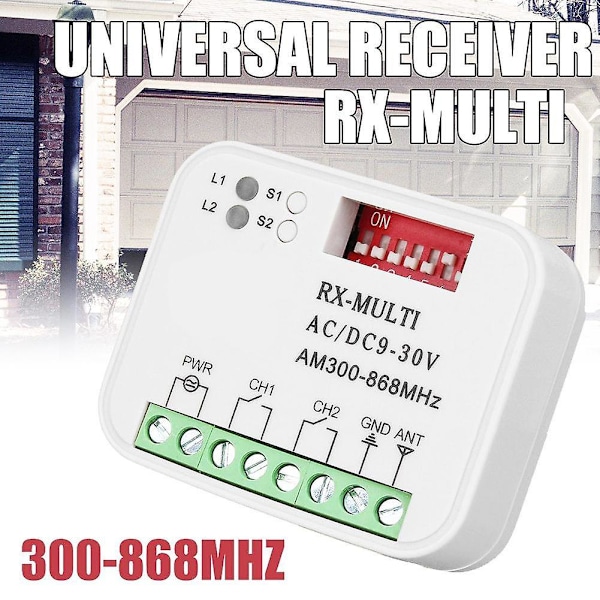 Universal radiomottaker RX-Multi 300-868Mhz for Marantec Hormann