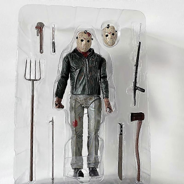 Fredag den 13. Figurlegetøj Freddy Jason Voorhees Blod Ultimate Action Figur Jason Samlemodel Legetøj Julegaver