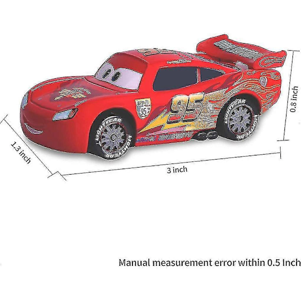 Bilar 2-figurer Lightning McQueen och hans vänner Metallgjutna leksaksbilar Modell för barn pojkar födelsedagspresenter