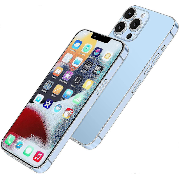 Apple iPhone 13 Pro Max Dummy Telefon Displaymodell - Full Metallisk Icke-Fungerande Uppgraderad Metallram 13Pro Max gold color screen