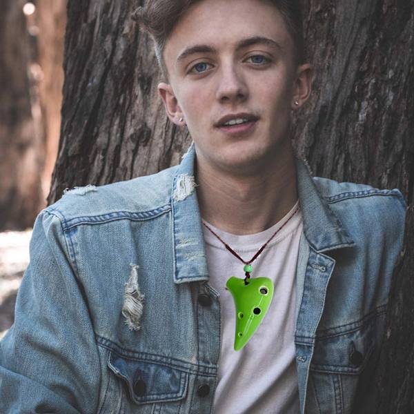 Mini Ocarina för Nybörjare, 2 Stycken med Snöre