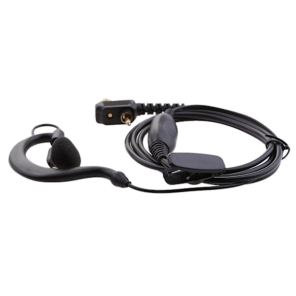 Öronkrok Hörsnäcka Headset Mikrofon för Motorola MTP850 MTH650 Walkie Talkie Radio (C)