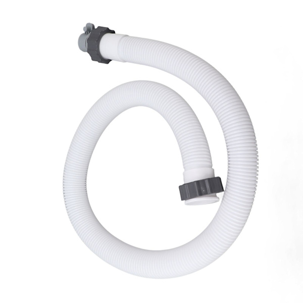 Poolpumpe udskiftningsslange - 1,5 tommer diameter, 59 tommer lang - Inkluderer 1 slangeadapter