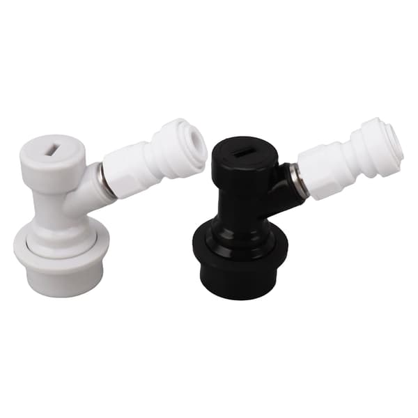 Kulekobling Koblingssett Ølfat Væskedispenser Push-in Fitting Hurtigkobling 3/8 Ølslange