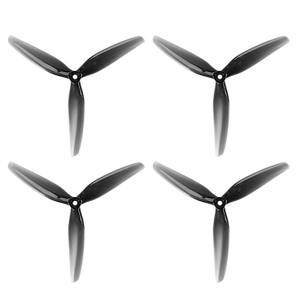 2 Par for HQ Prop 7X4X3 Propeller 7040 POPO Prop 7 Tommer 3-Blads Propeller for RC DIY FPV Racing Drone Black