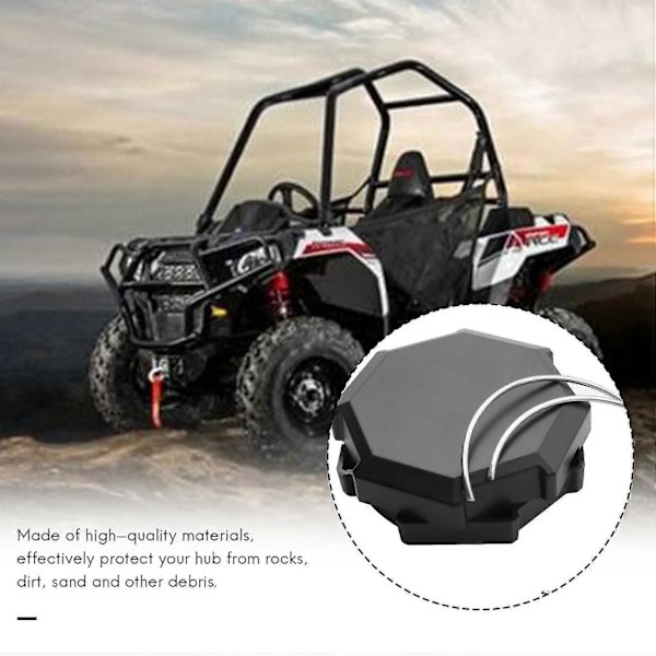4 st Navkapslar Hjulcentrumkapslar Ersättningsdel för RZR 900 1000 RZR XP Turbo 1522216-655 Hexagon (C)