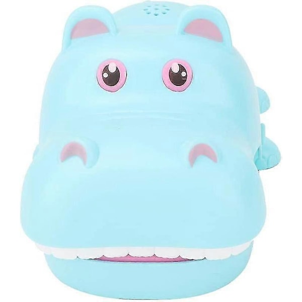 Hippo Tänder Leksaker Spel kompatibelt Barn Klassiskt Bitande Finger Tandläkarspel Roligt Brädspel kompatibelt 4 5 6 7 8 År Gamla Pojkar Flickor Vuxna (C)