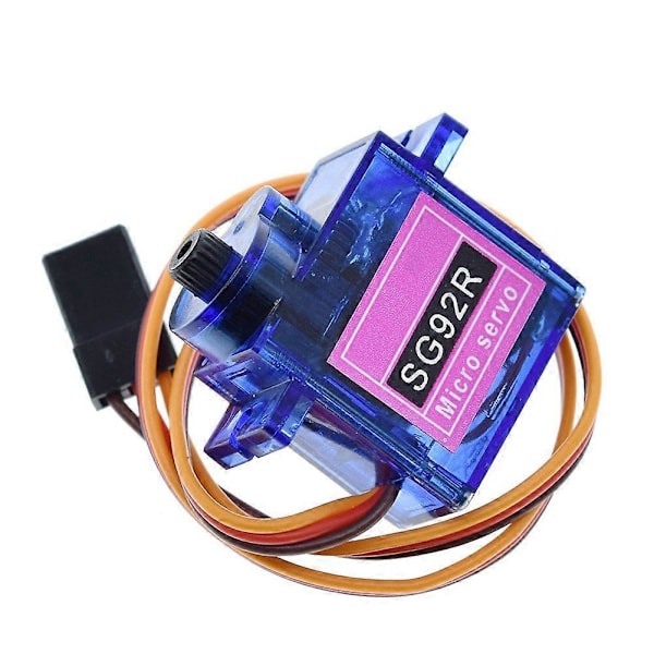 5 st SG92R 9G Mini Servo 9G 2.5Kg för RC Flygplan Helikopter Kontroller Bil Båt för Blue