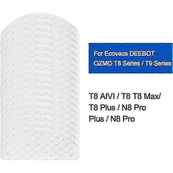 50 st Engångsservetter för Ecovacs Deebot Ozmo T8 T8+ T8 AIVI T8 Max T9 T9+ N8 N8+ N8 Pro N8 Pro+ Dammsugare Rengöringsduk Torkdukar JN (C)