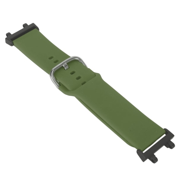 Mjuk Silikonarmband Justerbart Ersättningsband Tillbehör Passar Amazfit T Rex 2 Smartwatch OD Grön[C]