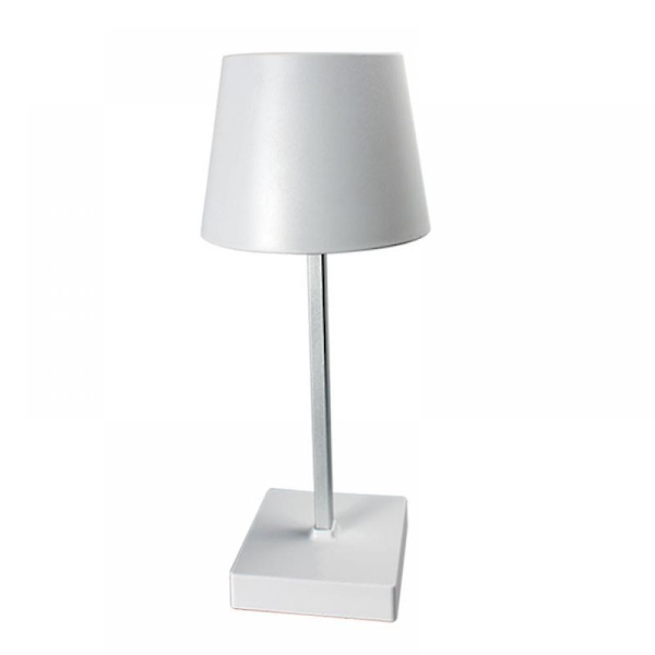 Dæmpbar touch bordlampe batteri 6-18 timer bordlampe LED USB trådløs lampe NY,Ny til 2024 zw[C] White