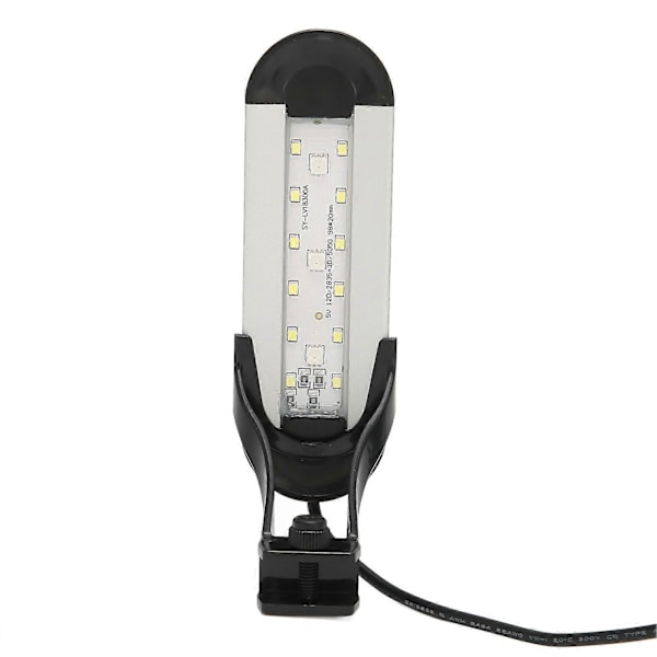 Justerbar Fullspektrum LED Akvarielampa 6W för Sötvattensakvarium och Planterade Akvarieuppfödare I6(FCC)