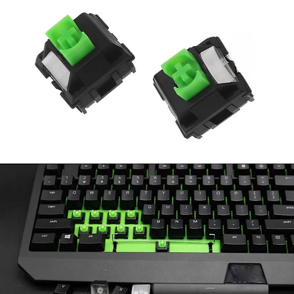 RGB Gröna Brytare för Razer Blackwidow Elite Speltangentbord Mekaniskt