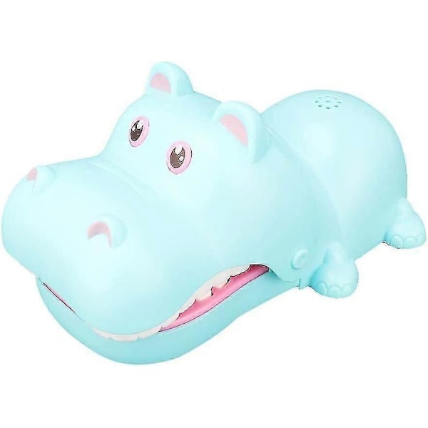 Hippo Tänder Leksaker Spel kompatibelt Barn Klassiskt Bitande Finger Tandläkarspel Roligt Brädspel kompatibelt 4 5 6 7 8 År Gamla Pojkar Flickor Vuxna (C)