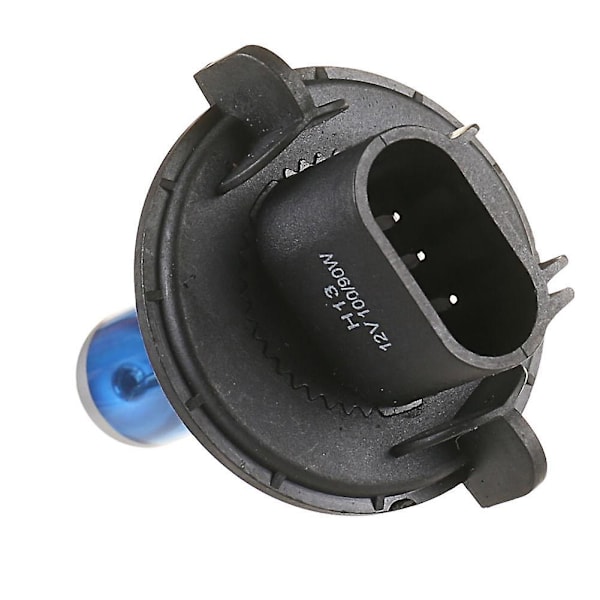 H13/9008 100W 12V 6000K Super Vit Gas Halogen Strålkastarlampa (C)