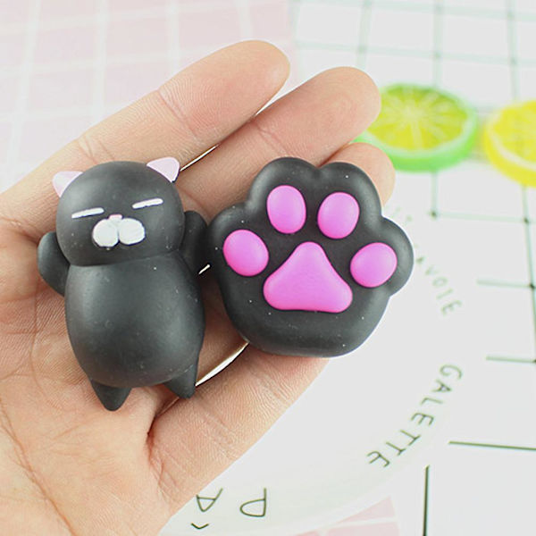 Söt Squishy Kattappa Squeezing Läkning Rolig Barnleksak Stressavlastare Dekoration Present