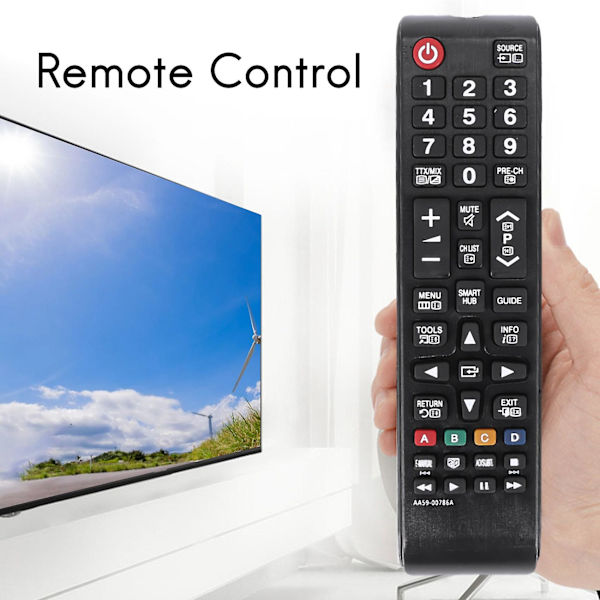 Ersättningsfjärrkontroll AA59-00786A AA5900786A för LED-TV