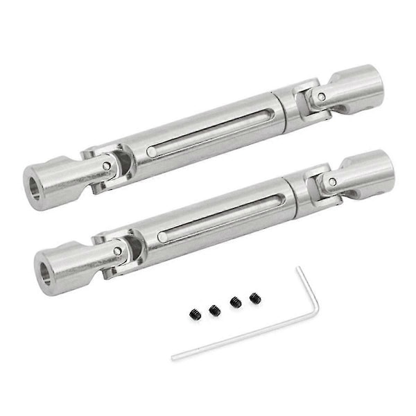 2 stk. MN82 LC79 Metal Drivaksel Drivaksel CVD til Mang Cow MN82 LC79 RC Truck Bil Opgraderingsdele A