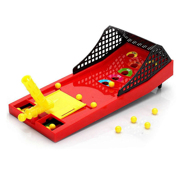 Pieni pöytäpinball-kone lelu lasten pöytäpeli kotibileisiin vanhempi-lapsi opettavainen vuorovaikutuspeli uusi (C)