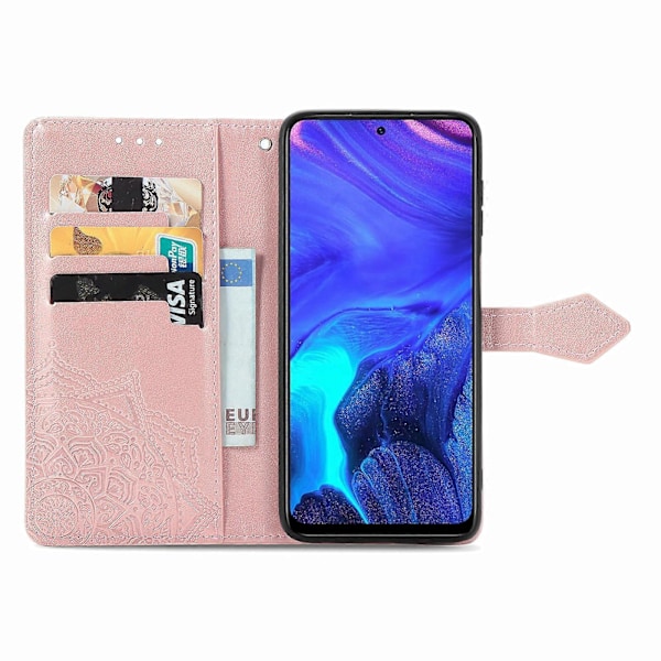 För Infinix Note 10 Pro Mandala Präglingsmönster Horisontellt Flip Läderfodral med Hållare & Kortfack & Plånbok & Snodd I6(FCC)