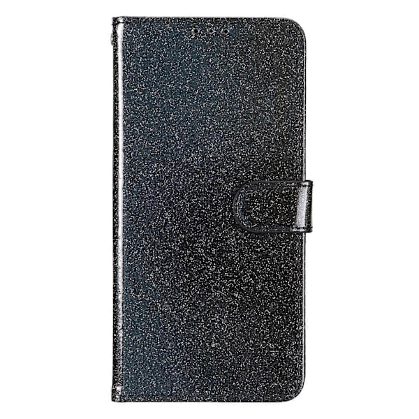 Glitter Puder Flip Läder Telefonfodral För iPhone 16e I6(FCC)