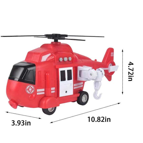 Lasten Ylisuuri Helikopterilelu Inertiaalinen Helikopterimalli Valoilla, Musiikilla, Projektiolla, Simuloitu Lentokoneen Malli