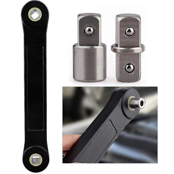 10% Rabatt - 6 st 3/8\" Universal Förlängningsnyckel Bil DIY Verktyg Nyckel Spärrnyckel Adapter Snabb (C)