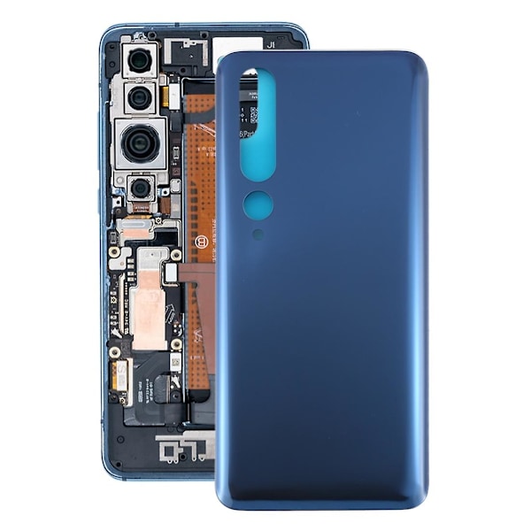 Batteribackplatta i glas för Xiaomi Mi 10 5G Grey