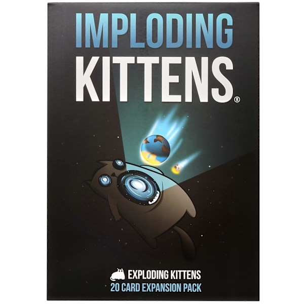 Exploding Kittens Imploding Kittens Utvidgningspaket av Exploding Kittens - Kortspel för Vuxna, Tonåringar och Barn - Roliga Familjespel, Engelsk Version