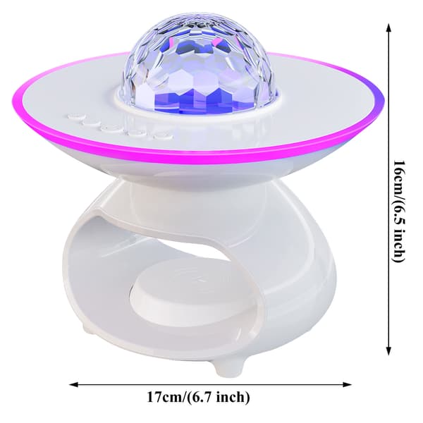 Creative Wireless Charging Night Light - Modern Bedroom & Desk Projector Lamp Vit