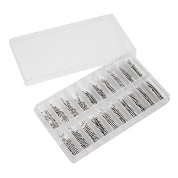 Rörfriktionsstift Tryckstänger Stift Nitarändar för Urband Klips Remmar Spännen Tjocklek 1,2 mm[C]