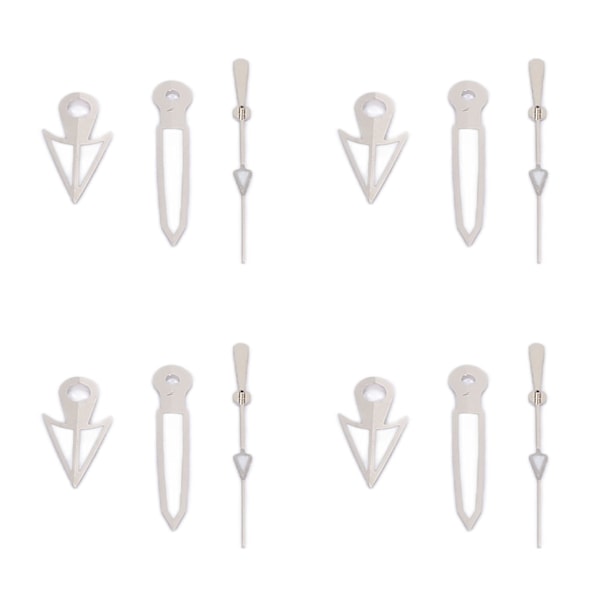 10-pack Urvisarpekare för Klocka, Timme, Minut, Sekund, Luminous, för Klockrörelsemodifiering, Passar NH35 NH36 SK-24[C]
