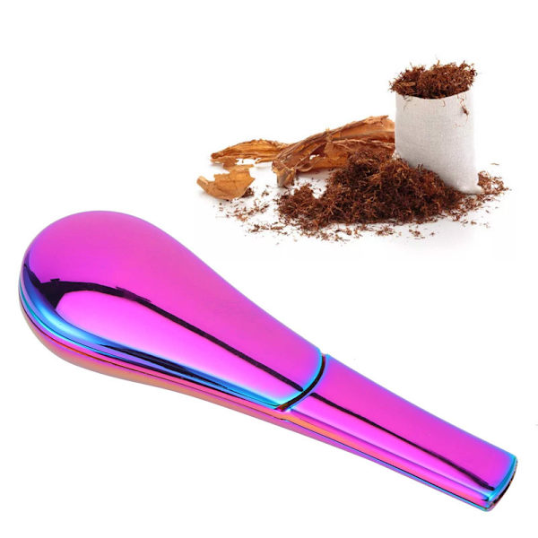 Metallskedformad Pipset med Filter för Mjuka Rökpresenter