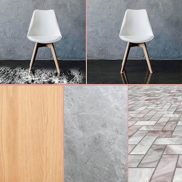 Självhäftande Filtkuddar, 54 st Filtstolsdynor 5mm Tjocklek Golvskydd Kudde För Stolsben Bord Möbler (runda, 27mm, Beige) (C)