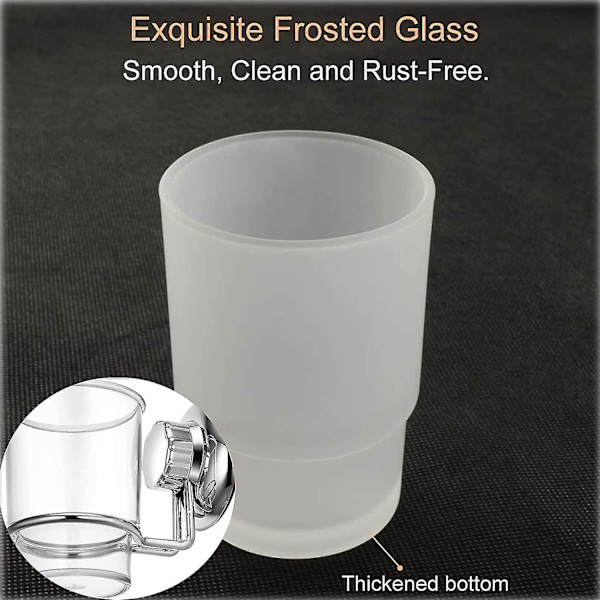Tandborstmugg, 2-pack, Tumbler Tandborstmugg, Munsköljkopp för Badrumstillbehör (c-2c)