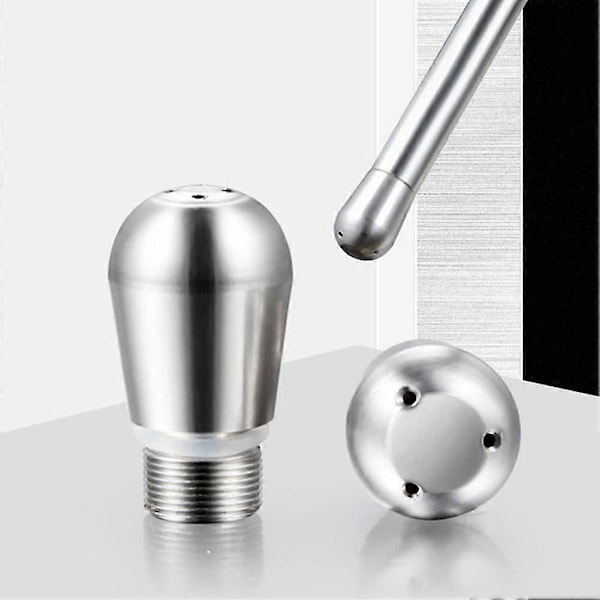 3 Hål Rostfritt Stål Kaffemaskin Ångmunstycke Mjölkskum Pip för EXPOBAR E61/Nuova Barista Kaffetillbehör (C)