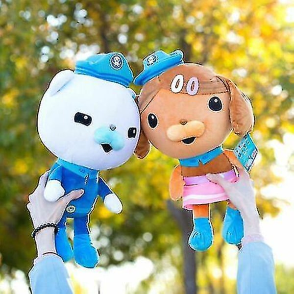 8' The Octonauts Octo Glow Crew Pack Barnacles Kwazii Peso Plyschdocka Barnpresent