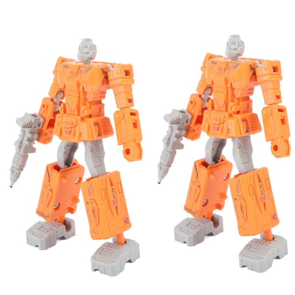 2 st Transform Robot Penna Demontera Student Studiematerial Orange