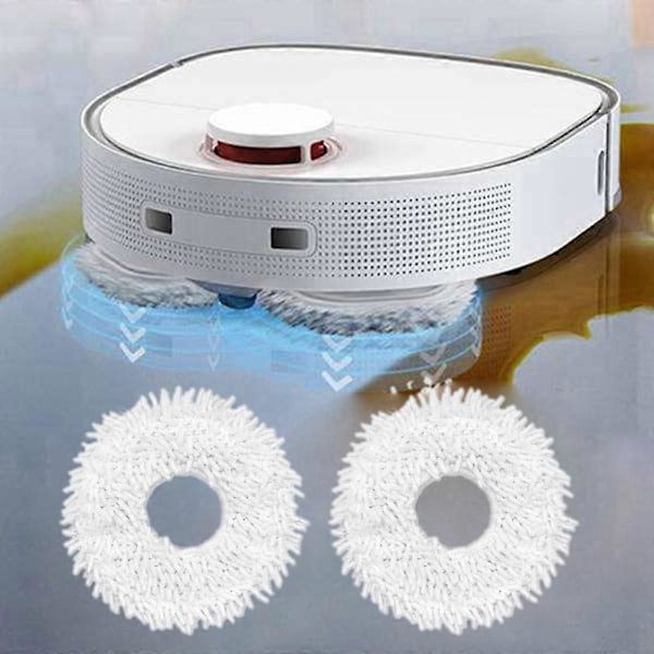 6 st Moppdukar för W10/W10 Pro Robotdammsugare Ersättningstillbehör för golvrengöring (C)