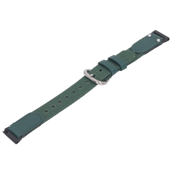 Ersättningsarmband för Fit Mini Sportig Stil Justerbar Andningsbar Canvas Armband Olivgrön[C]