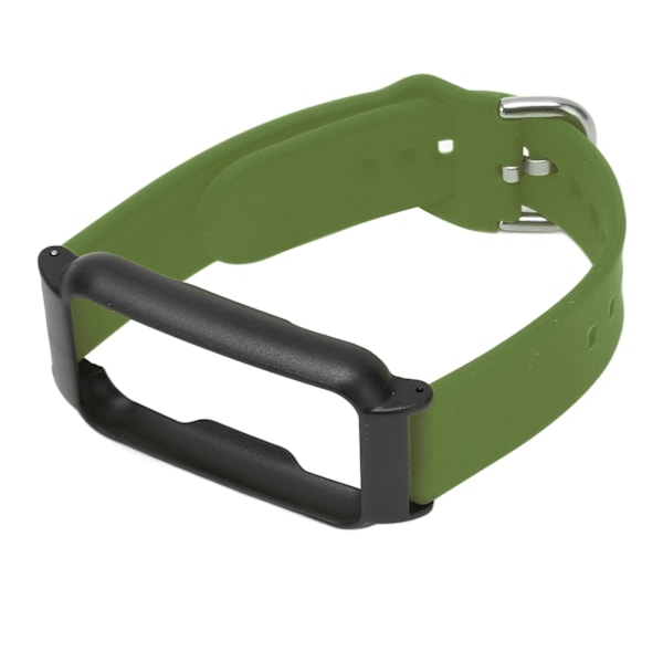 Urband med fodral 20mm Vattentät Mjuk Silikon Justerbar Storlek Lätt för OPPO Free OD Grön med Svart Skal[C]