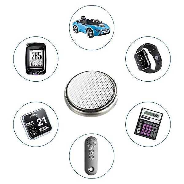 5 stk. Cr2477 Knapcelsbatterier 3V Lithium Batterier Cr 2477 Til Ure, Lommeregnere Og Fjernbetjeninger Til Biler