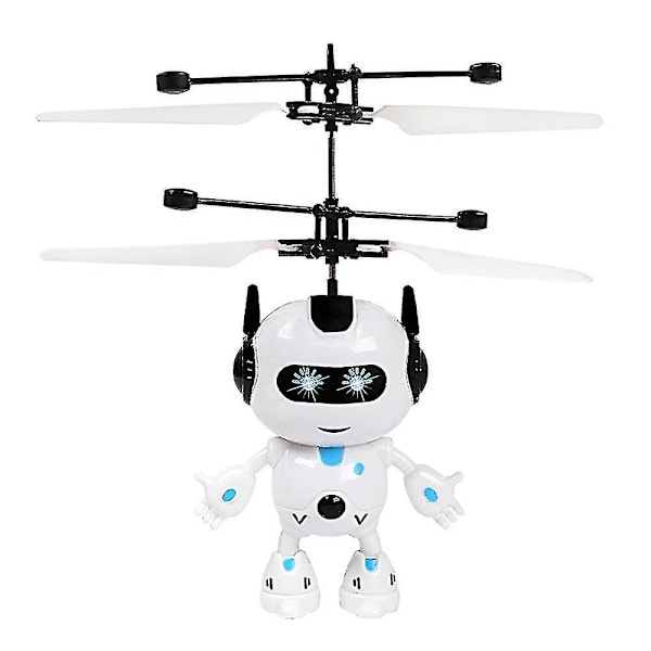 Robot Induktionsflygande Gyro Helikopter Drone Rymdrobot Leksak Barnpresent