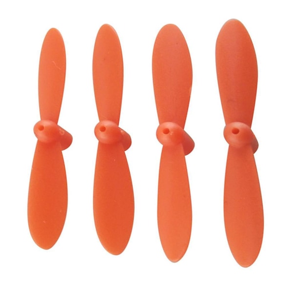 20 stk. Propeller Sæt Airscrew Udskiftning til Cheerson CX 10 Mini Drone Quadcopter Helikopter RC Tilbehør Orange