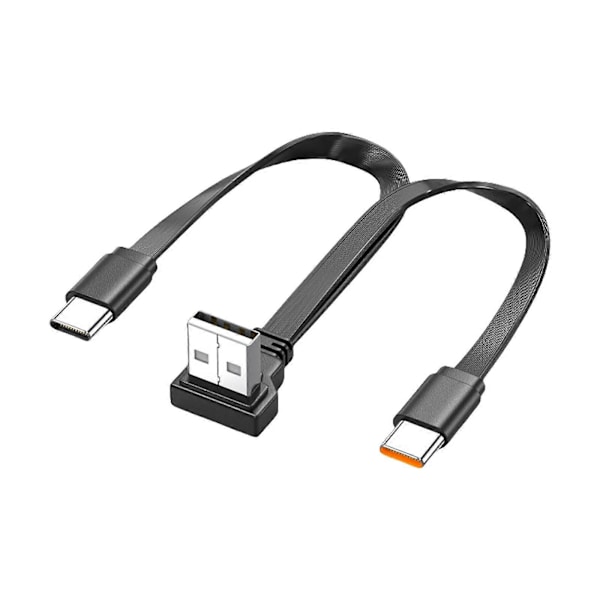 Dobbelt USB C Splitter Opladerkabel Strøm 2 USB C Enheder Multi USB Type C USB Til Dobbelt Type C 65W Opladerkabel 20cm